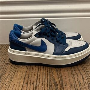 Jordan Blue and White Women's Sneakers